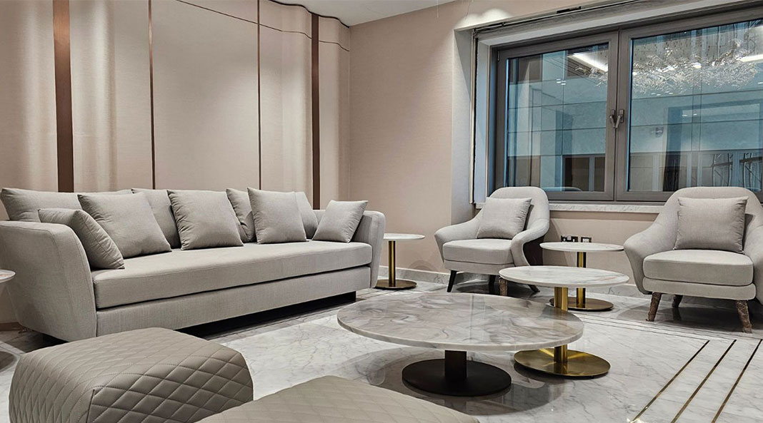 Villa furniture installation