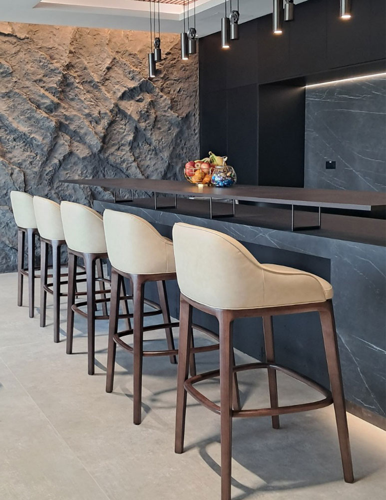 Crafted leather furniture
